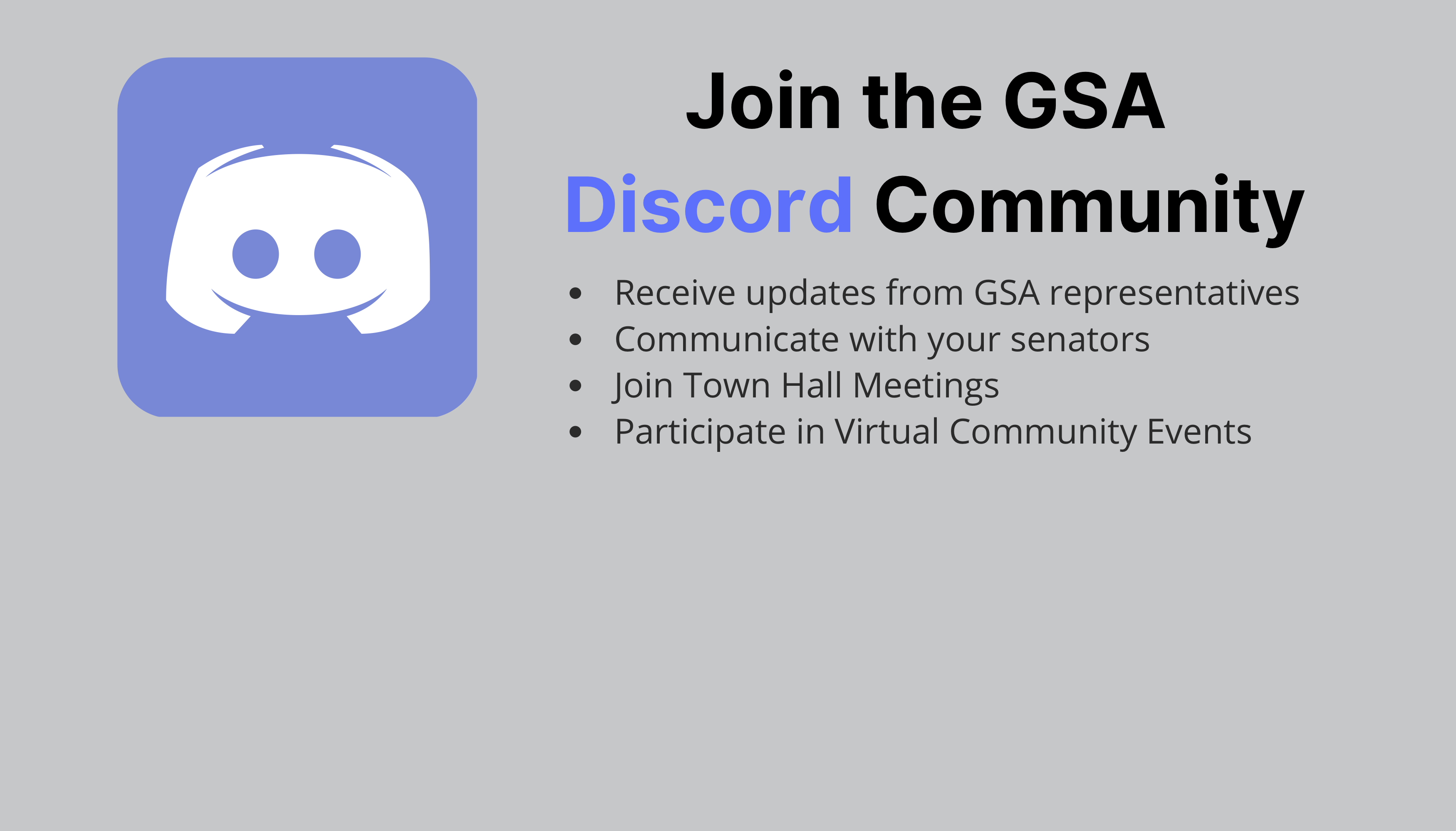 Join the GSA Discord Community